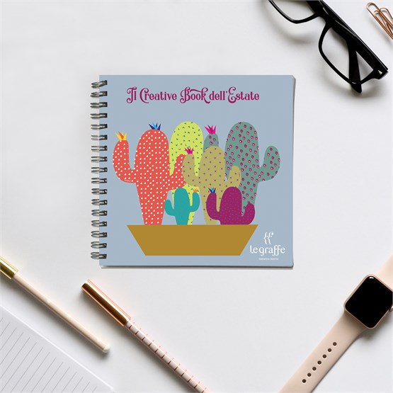 Quaderno personalizzabile con grafica Cactus - Quaderno - Le