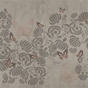 Carta da parati "Butterfly" Beige