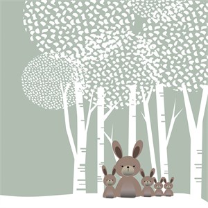Carta da parati "Rabbits"